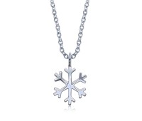 Snowflake Silver Necklace SPE-5622